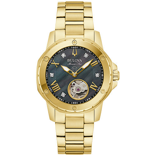 Bulova Stainless Steel Performance Ladies Watch (8857365610726) (10763931254977)