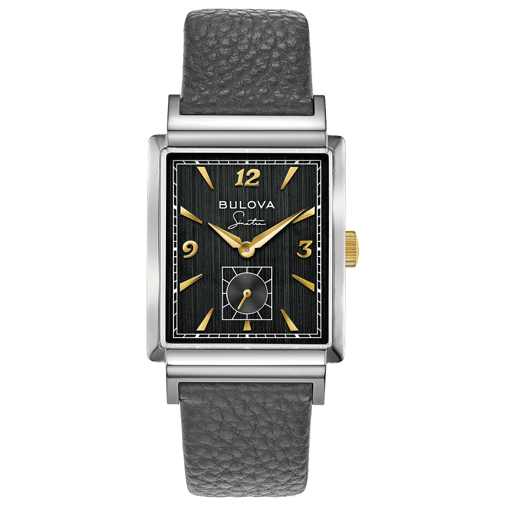 Bulova Silver-Tone Stainless Steel  Dress/Classic Frank Sinatra My Way Mens Watch (042429584273) 98A261