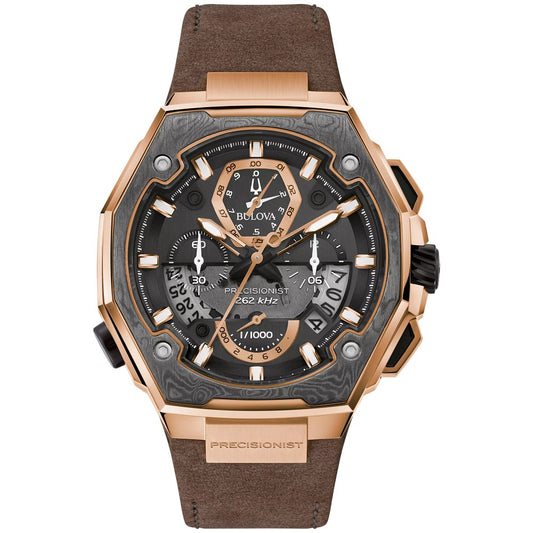 Bulova Rose Gold-Tone Stainless Steel Luxury Series X SE Series X SE Mens Watch (042429585577) 98B356