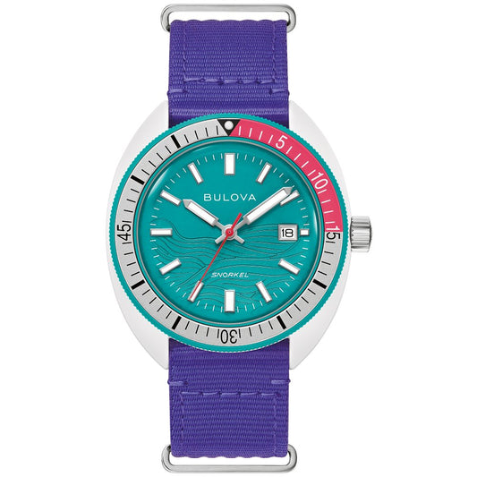 Bulova White Hybrid-Ceramic Performance Oceanographer Snorkel - Limited Edition Mens Watch (042429603530) 98B447