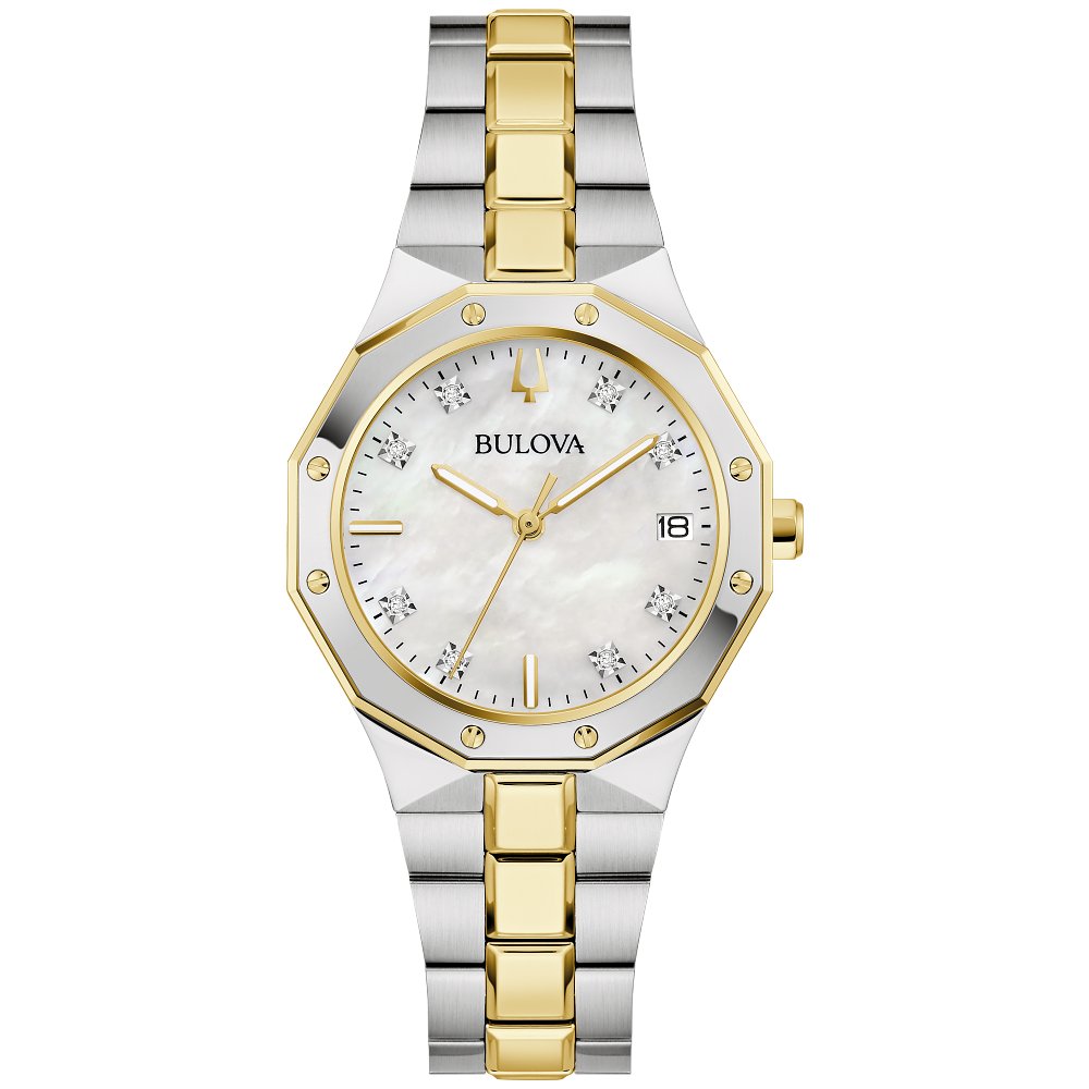 Bulova Two-Tone Stainless Steel  Dress/Classic Classic Prestige Ladies Watch (042429603394) 98P234
