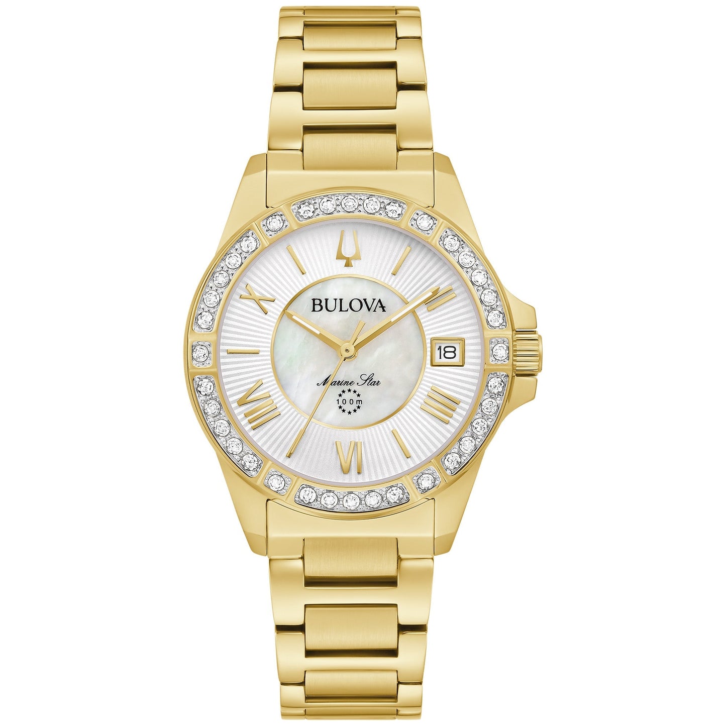 Bulova Performance Marine Star Ladies Watch Stainless Steel (8077823607014)