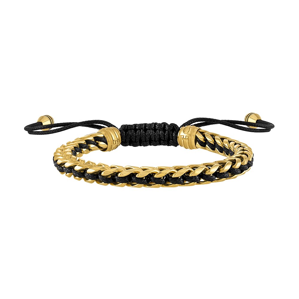 Yellow Steel Icon Collection Mens Bracelet (042429595590) BVB1009-YLSTNA