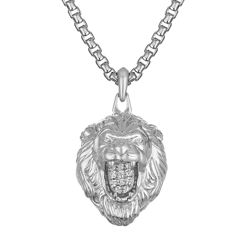 White Sterling Silver 925 Marc Anthony Mens Pendant (042429599413) BVP1071-WSSC4