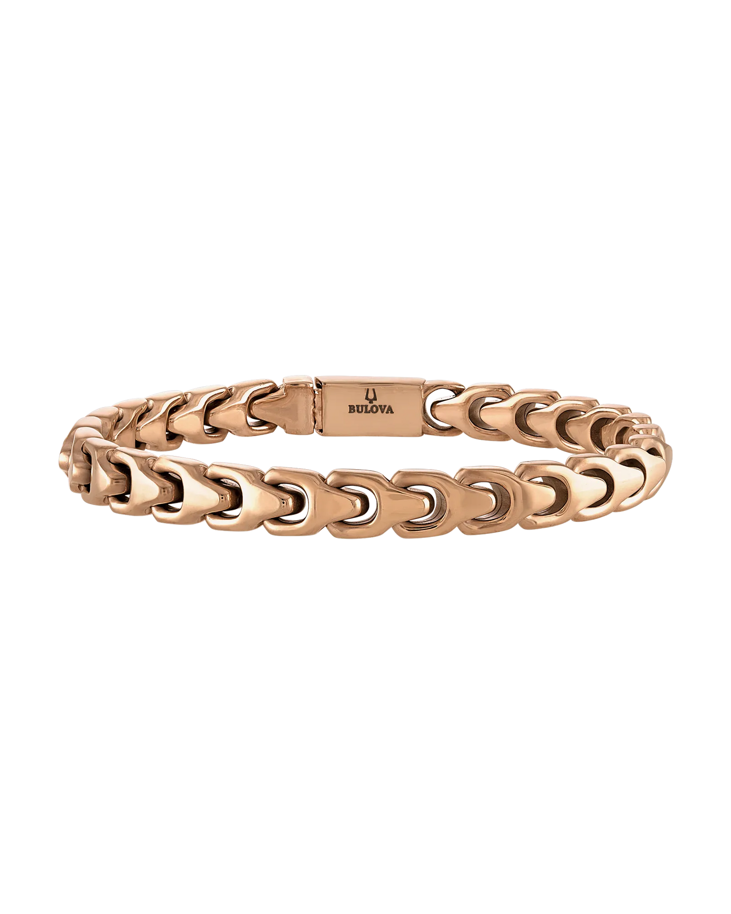 Rose Steel Bulova Link™ Collection  Mens Bracelet