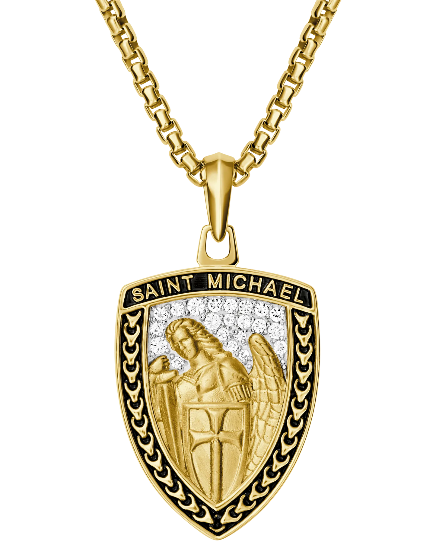 Yellow 14K Yellow Gold Plated Sterling Silver Bulova Link™ Collection  Mens Pendant