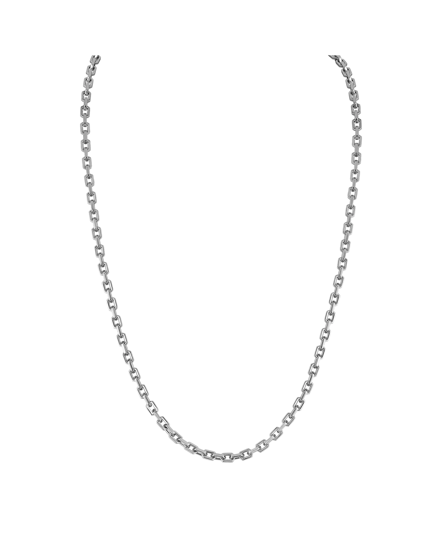 White Stainless Steel Icon Collection Mens Necklace