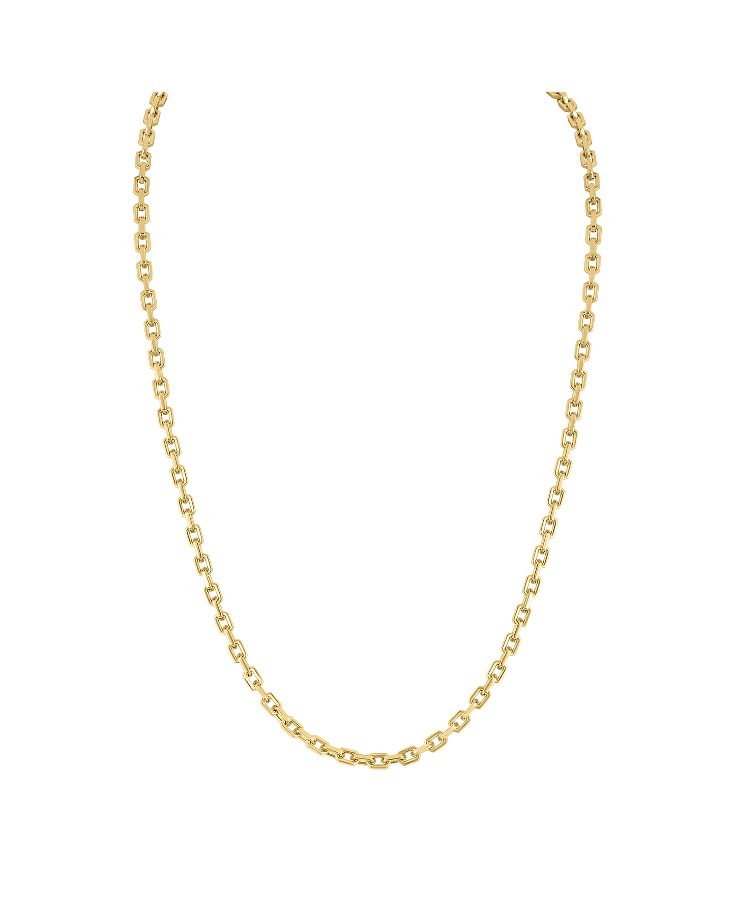 Yellow Stainless Steel Icon Collection Mens Necklace