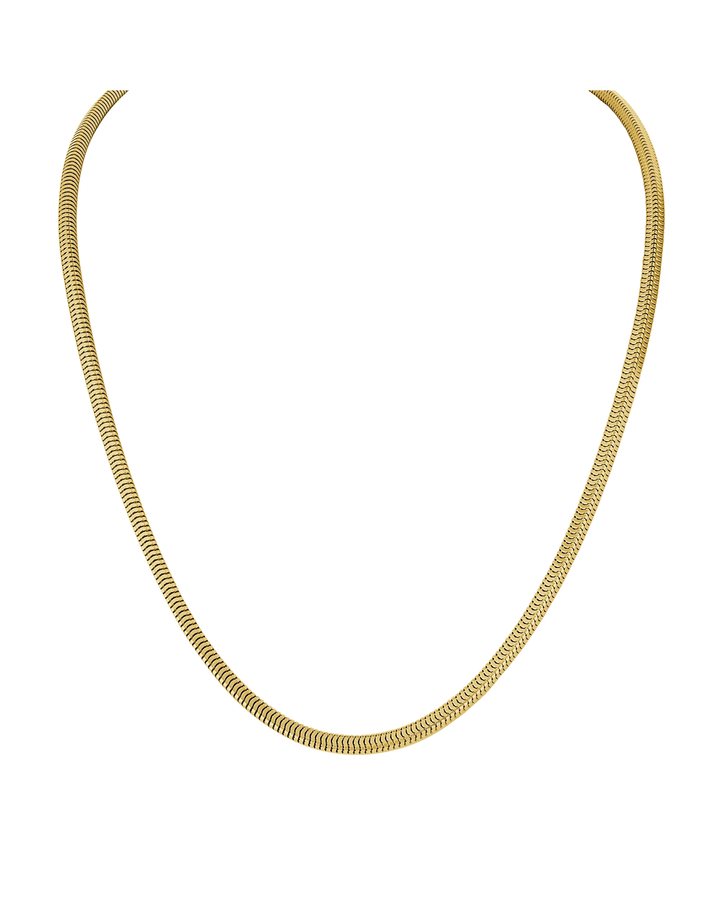 Yellow 14K Yellow Gold Plated Sterling Silver Icon Collection Mens Necklace