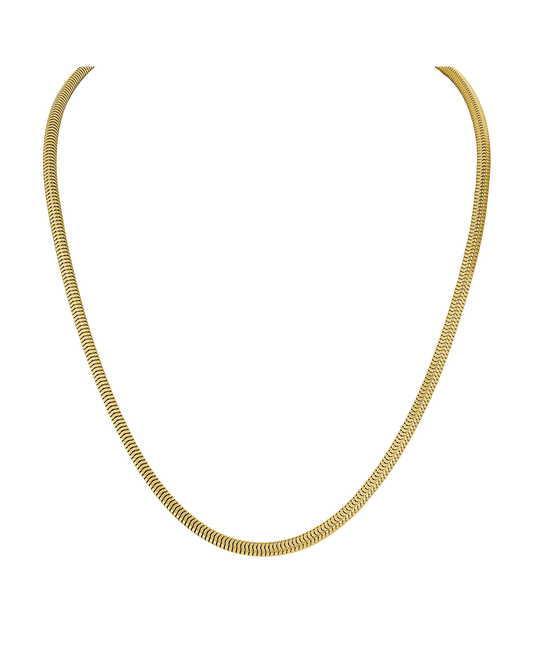 Yellow 14K Yellow Gold Plated Sterling Silver Icon Collection Mens Necklace