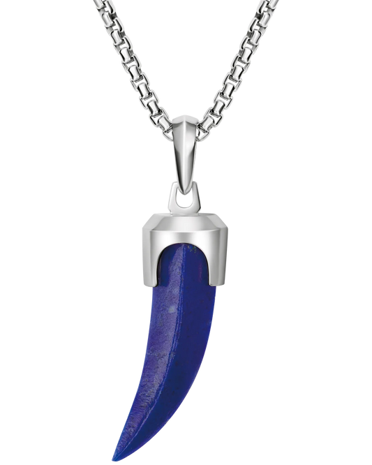 White Sterling Silver 925 Icon Collection Mens Pendant
