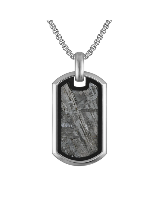 White Sterling Silver 925 Icon Collection Mens Pendant