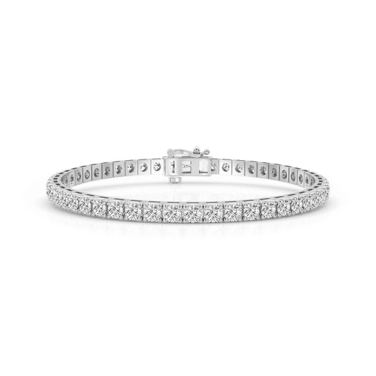 Round Cut Diamond Tennis Bracelet Approx. 6.00cttw