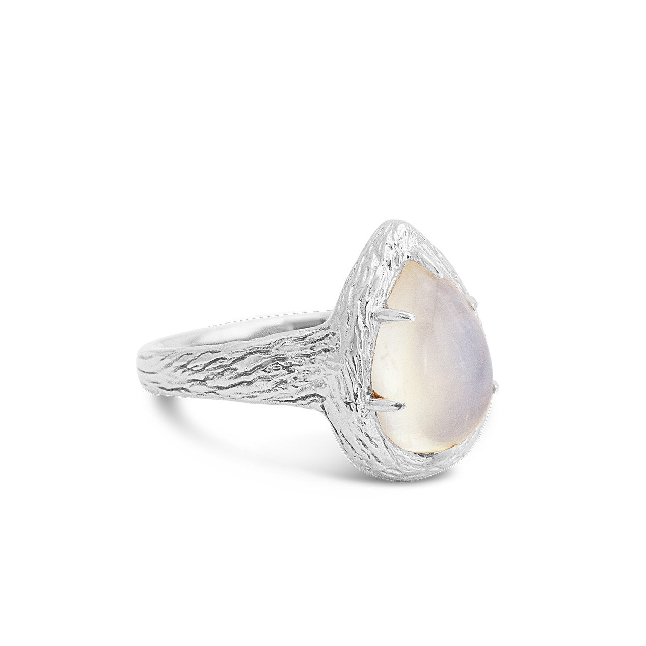 Dune Sterling Silver Moonstone Ring (6967591010459) (10220944851137)