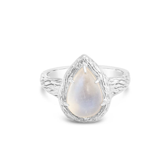 Dune Sterling Silver Moonstone Ring (6967591010459) (10220944851137)