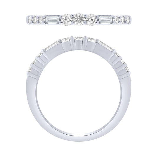 14K White Gold 1/4Ctw Diamond Stackable Band (6738320982171) (10220954157249)