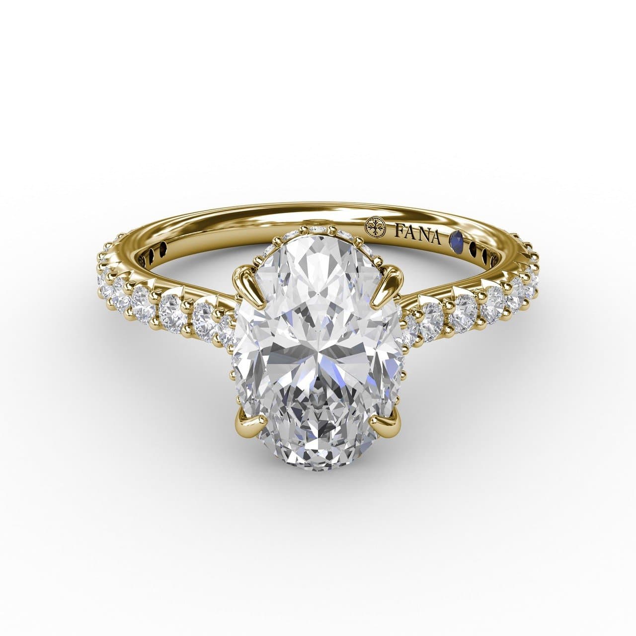 Classic Oval Diamond Solitaire Engagement Ring With Hidden Pavé Halo (5552784277659) (10221014450369)