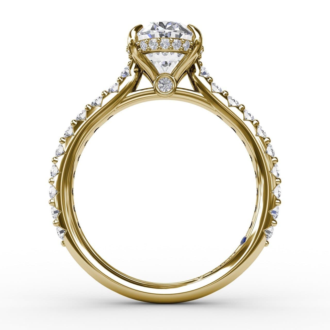 Classic Oval Diamond Solitaire Engagement Ring With Hidden Pavé Halo (5552784277659) (10221014450369)