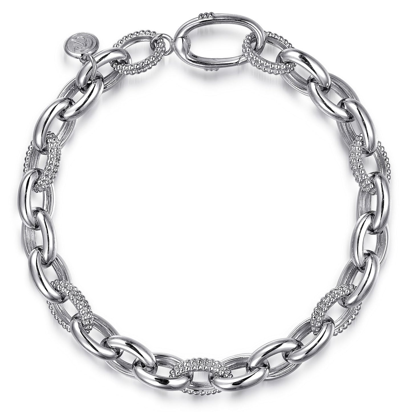 Gabriel & Co. Sterling Silver Chain Tennis Bracelet 7.5" (8931393077478)