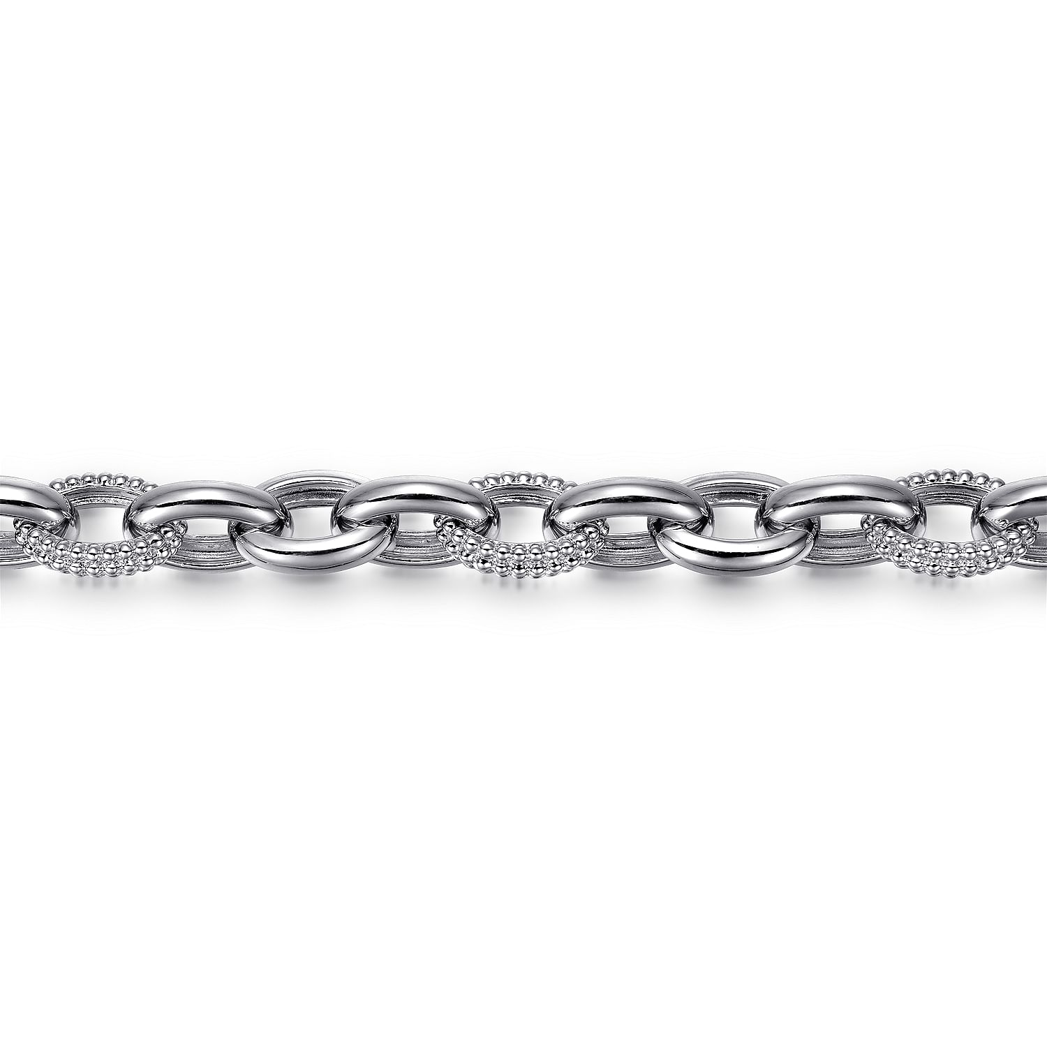 Gabriel & Co. Sterling Silver Chain Tennis Bracelet 7.5" (8931393077478)