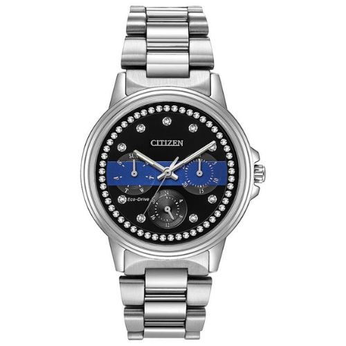 Lady's Thin Blue Line Box Set Citizen Watch (4781542113324) (10221088899265)