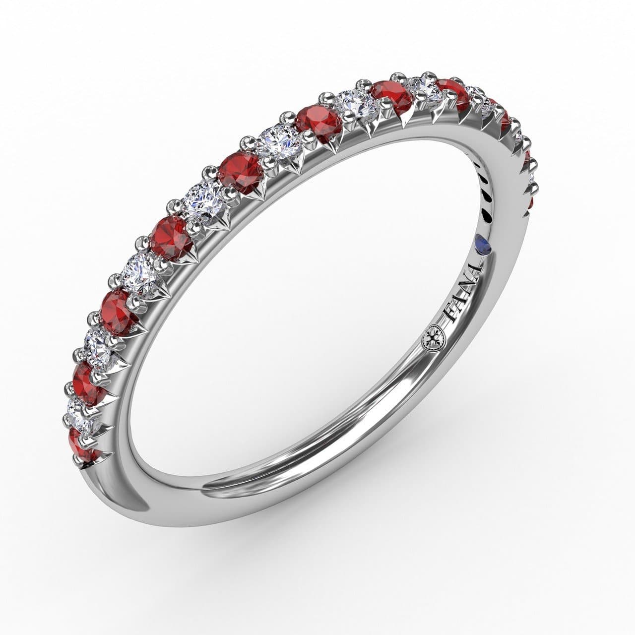 Delicate Ruby Shared Prong Anniversary Band (5551823683739)