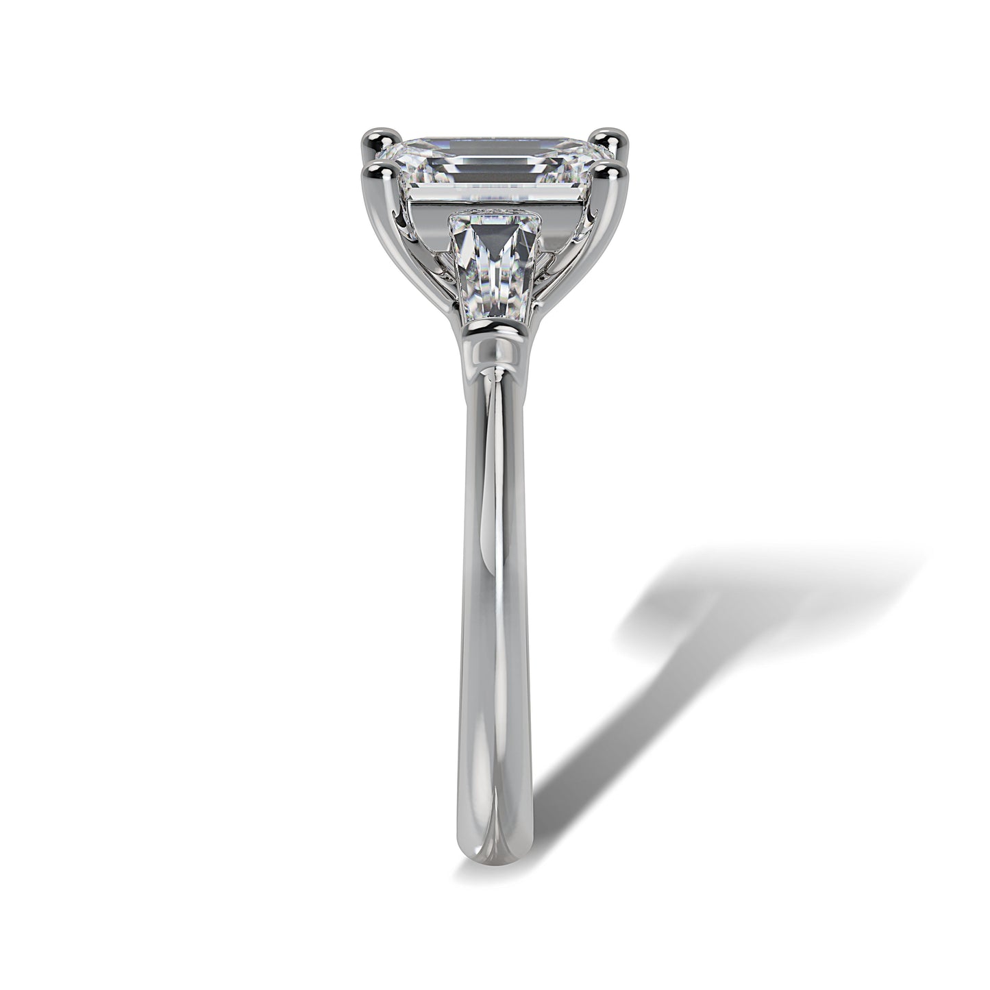Lab Grown Diamond Three Stone Engagement Ring (8055182819558) (10220931449025)