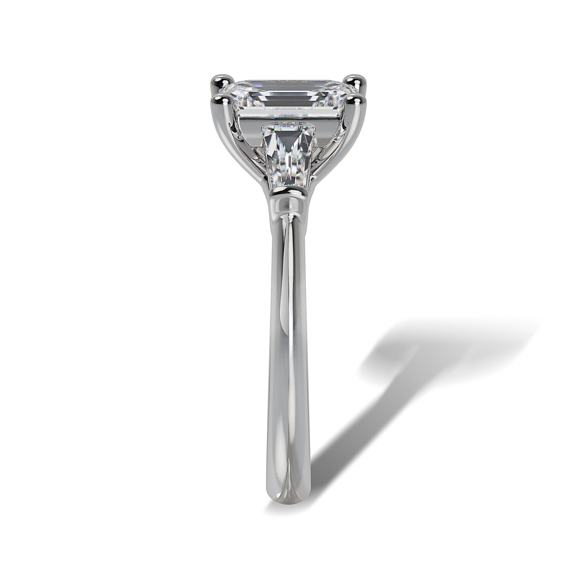 Lab Grown Diamond Three Stone Engagement Ring (8055182819558) (10220931449025)