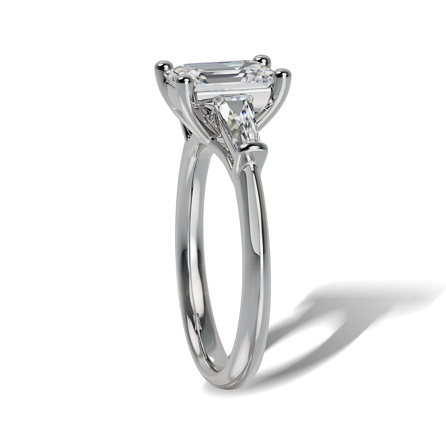 Lab Grown Diamond Three Stone Engagement Ring (8055182819558) (10220931449025)