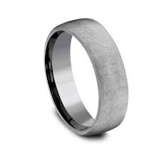 6.5mm Grey Tantalum Swirl Finish Wedding Band (9039387263206) (10800540254401)