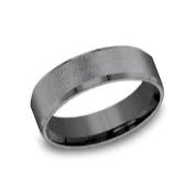7mm Dark Tantalum Wirebrush Finish Wedding Band (9039386869990) (10800540647617)